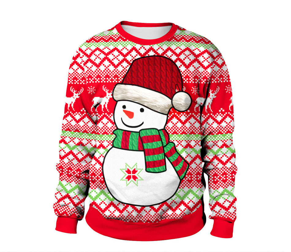 Autumn Winter Fashion Ugly Christmas Sweater Funny Pullover Womens. Mens