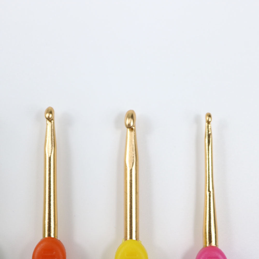 Double-ended Aluminum  5 Crochet Hook Set