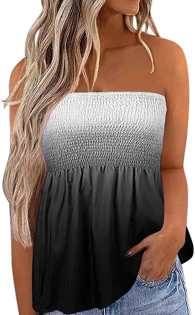 Fashion Off-the-shoulder Short Tube Top For Women