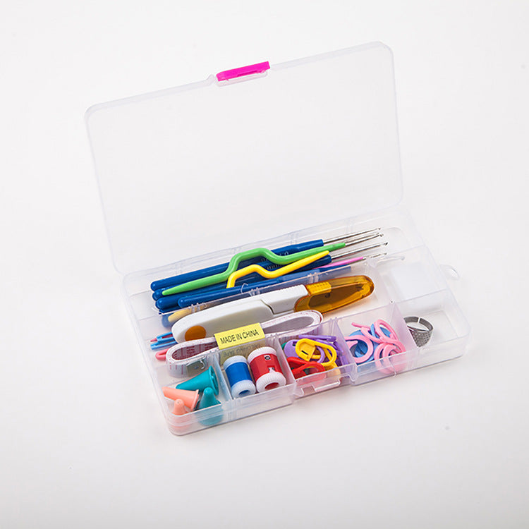 Handmade Wool Crochet Tool Set Combination Bag Metal Aluminum Yarn Needle