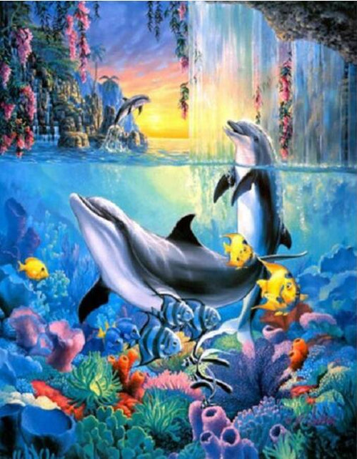 Diamond Painting -Majestic Dolphin