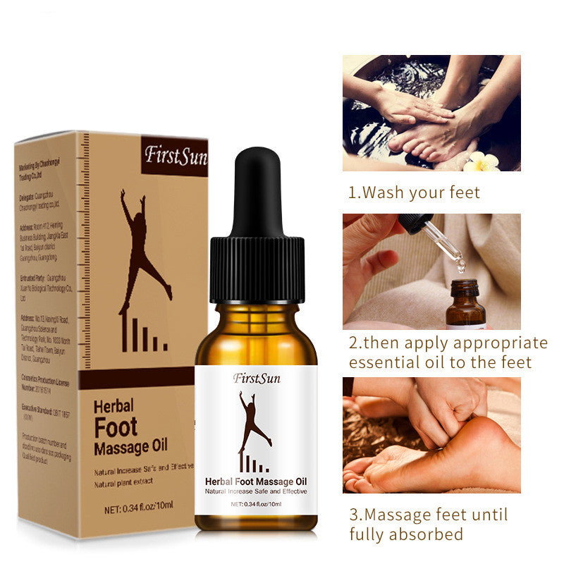 Bone Growth, Foot Massage Essential Oil Care, Soothe Healthy Feet, Natural Massage Oil