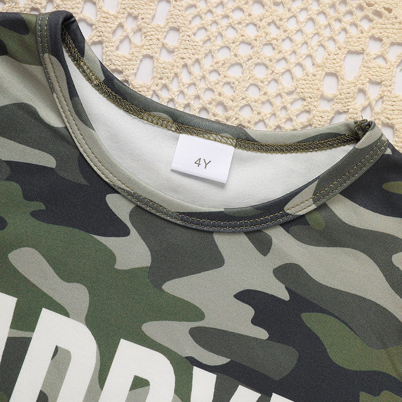 Toddler Girl 'Daddy's Girl' Father's Day Outfit Cute Letter Print Top & Coordinating Pants Set