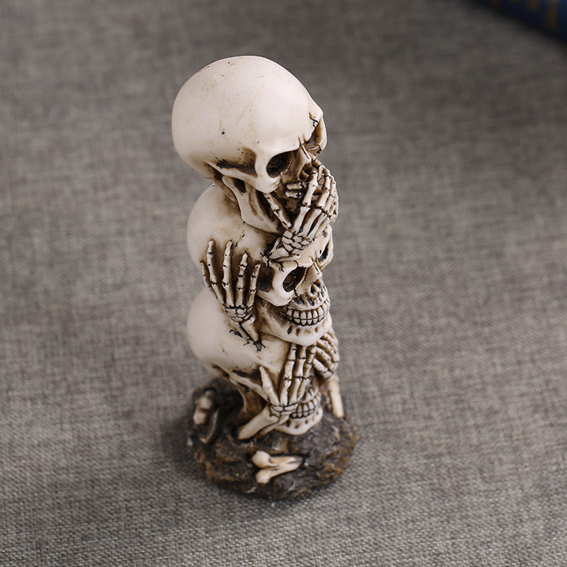 Crafts ornaments skull ghost head