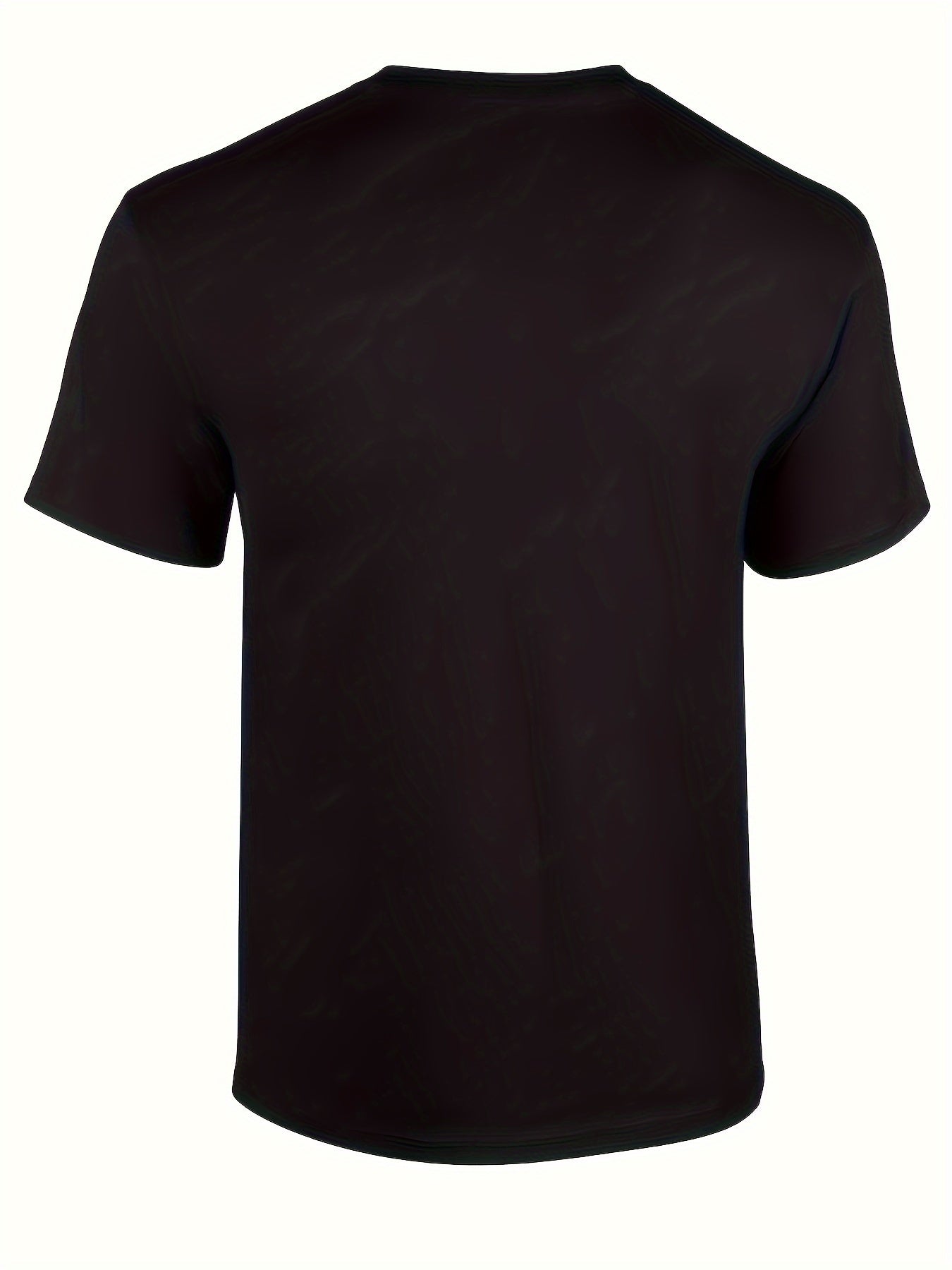 Retro Classic Car Printed Pattern Men's Sports Black Casual Short Sleeved T-shirt