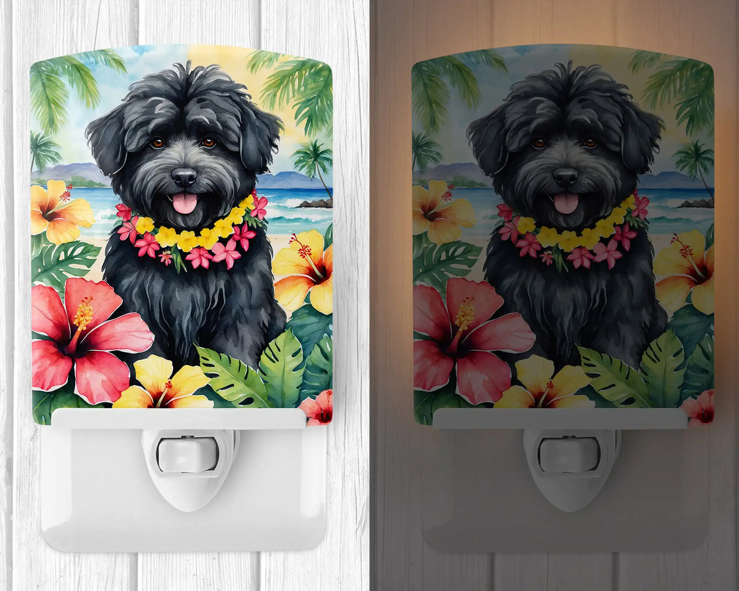 Puli Luau Ceramic Night Light