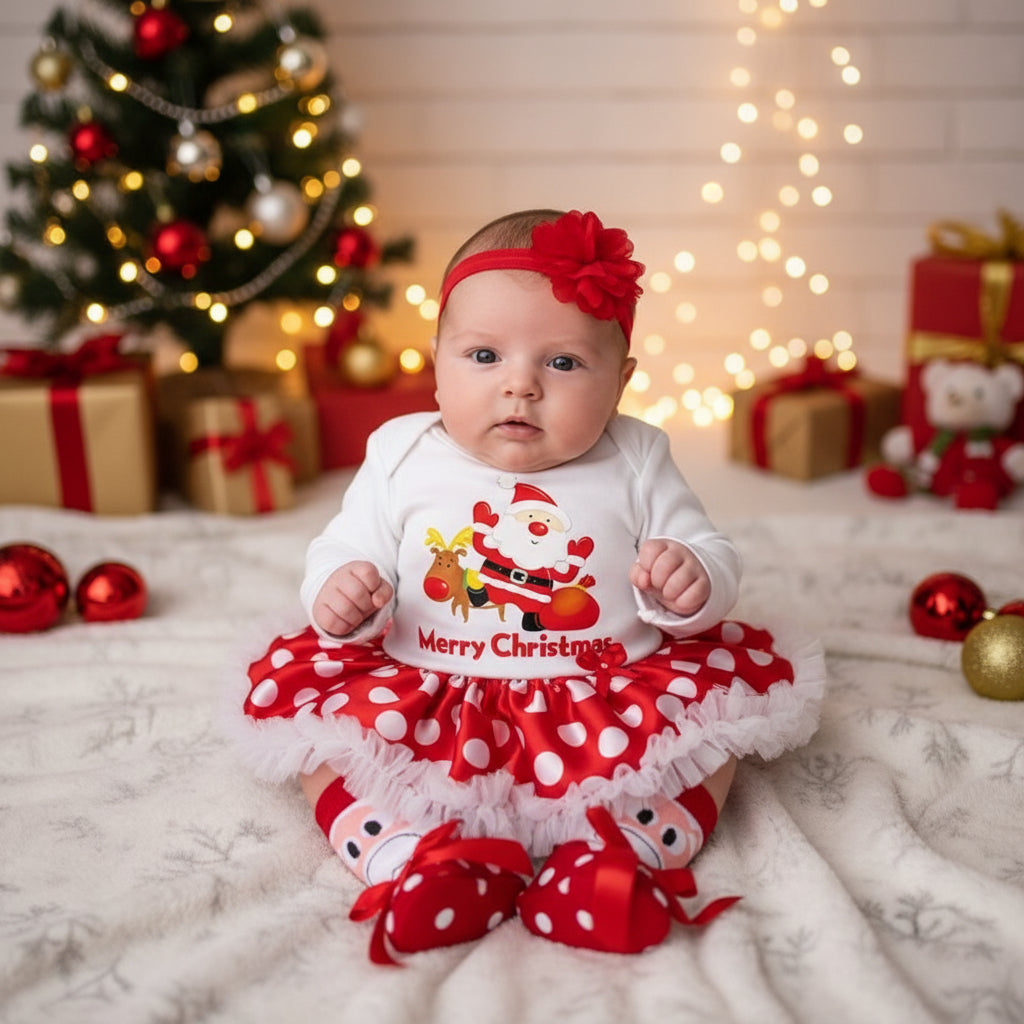 Four-piece Christmas Gift Newborn Clothing Set Baby