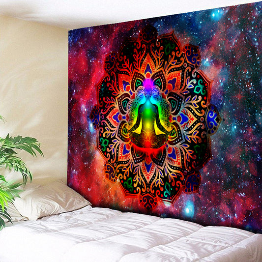 Creative Nordic Mandala Large Hanging  Net Red Bedroom Cloth Tapestry