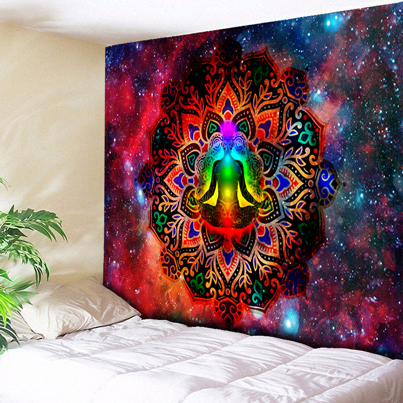 Creative Nordic Mandala Large Hanging  Net Red Bedroom Cloth Tapestry