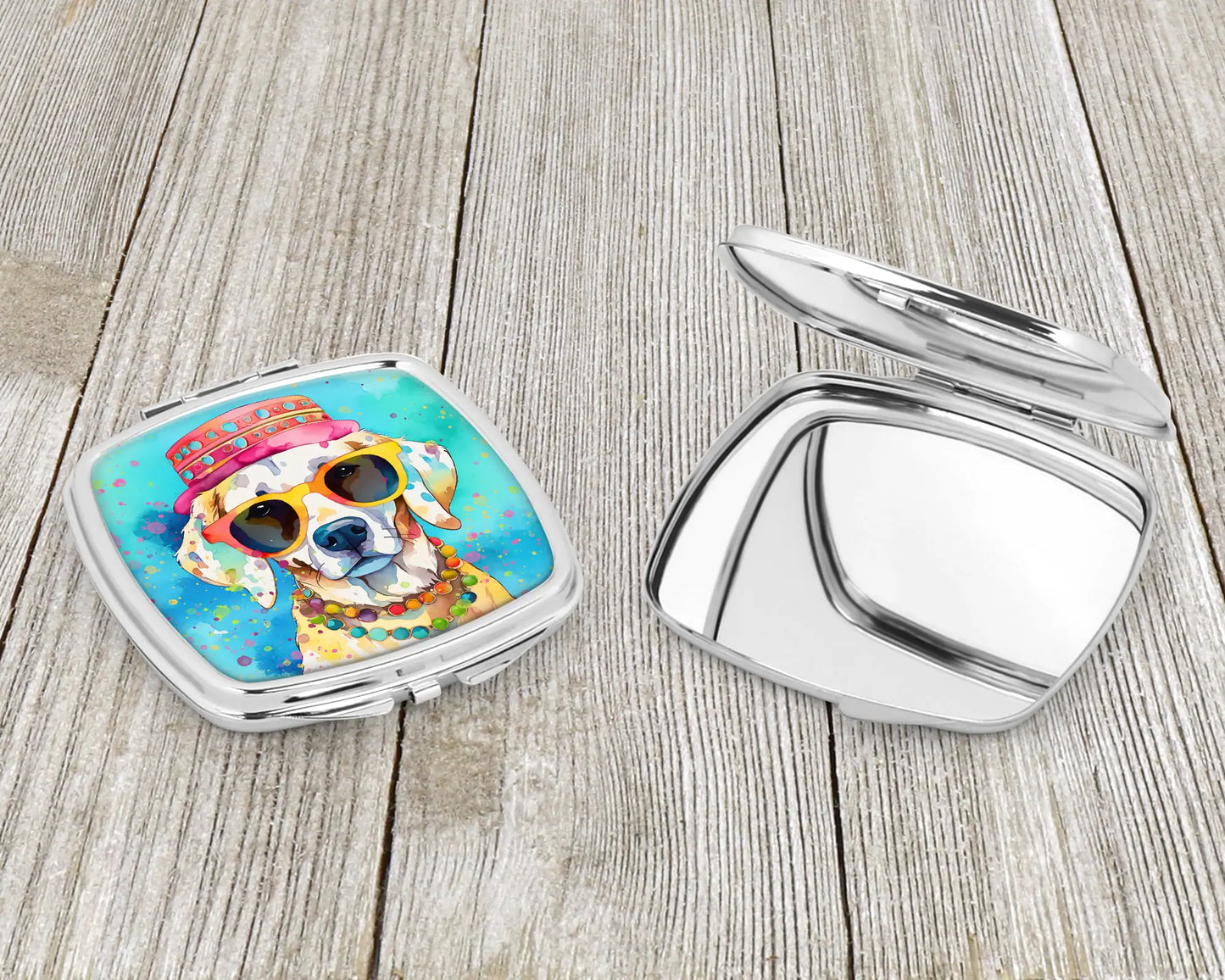 Hippie Dawg Compact Mirror