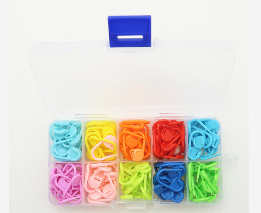 Color Knitting Yarn Small Mark Buckle Positioning  Plastic Knitting Crochet Small Pin