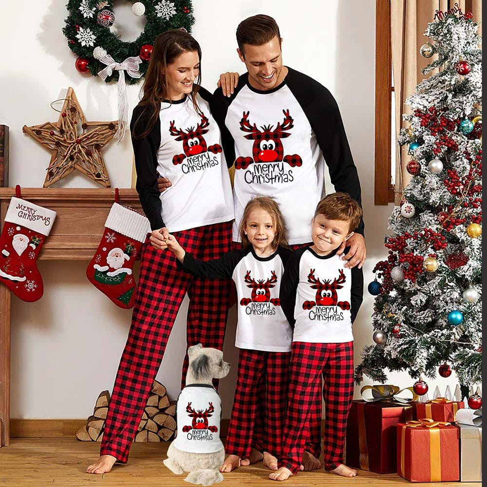 Pajamas Matching Sets Sleepwear Parent-Child Outfit For Christmas
