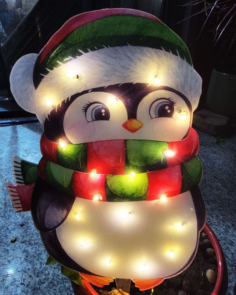 Christmas Scene Decoration With LED Lights