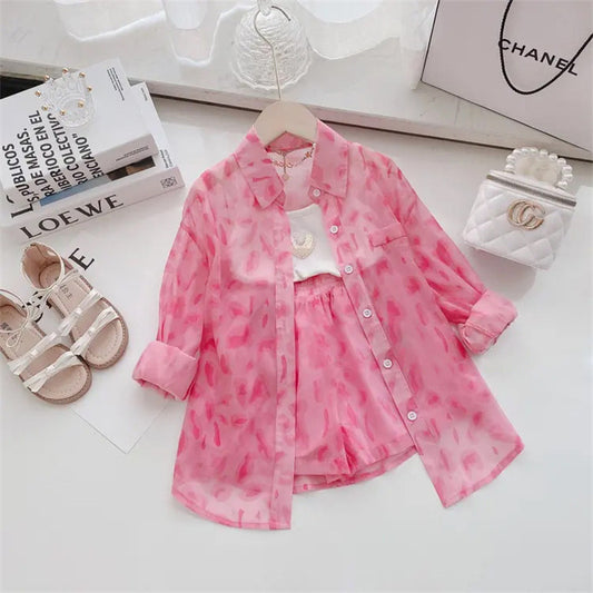 Sun Protection Clothing Suit Children's Two-piece Set