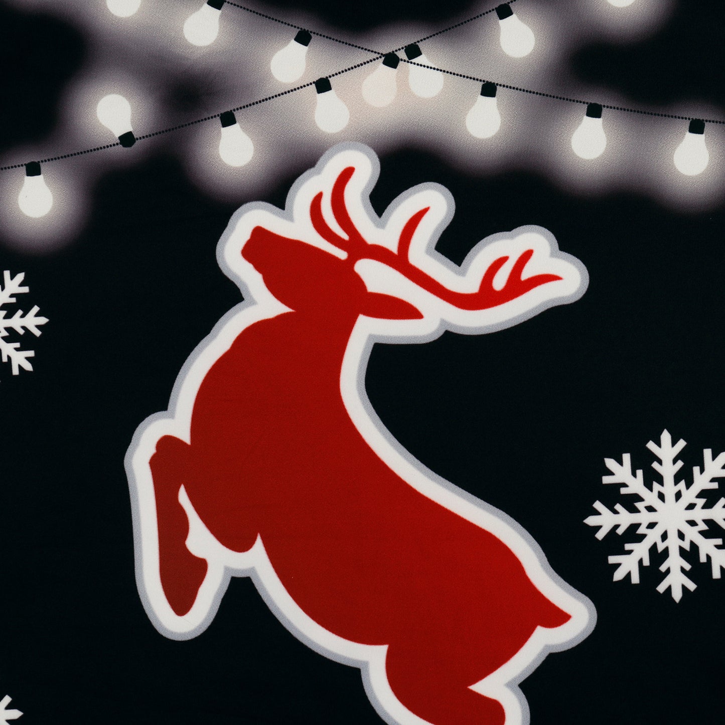 Christmas digital print crew neck sweater