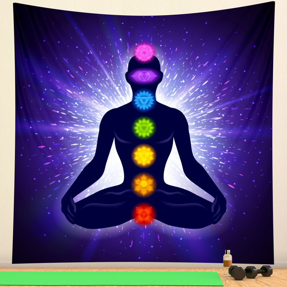 Nordic Cloth Background Wall Digital Printing Yoga Meditation Tapestry