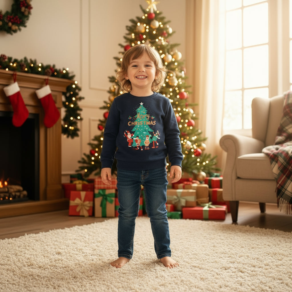 Christmas Casual Children Sweater Holiday Clothing