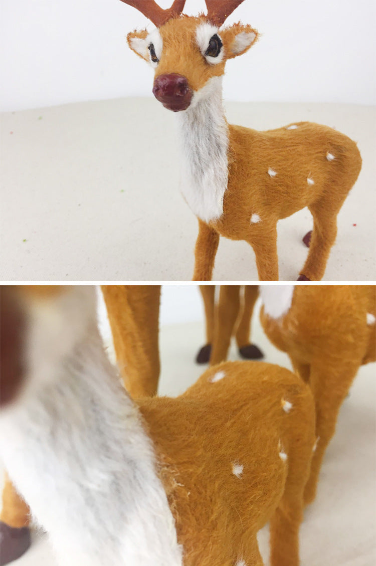 Christmas deer simulation layout props decorations