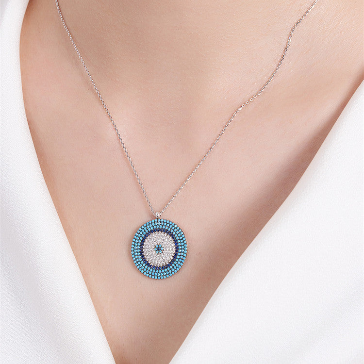 Turquoise Women's Sterling Silver Sweater Chain