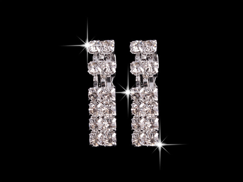 Hao Yue, bridal jewelry four, wedding match crystal set