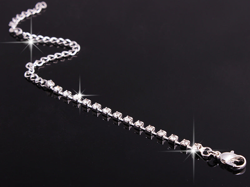 Hao Yue, bridal jewelry four, wedding match crystal set