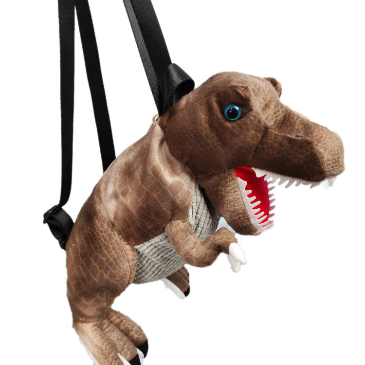 Plush Trend Dinosaur Simulation Backpack