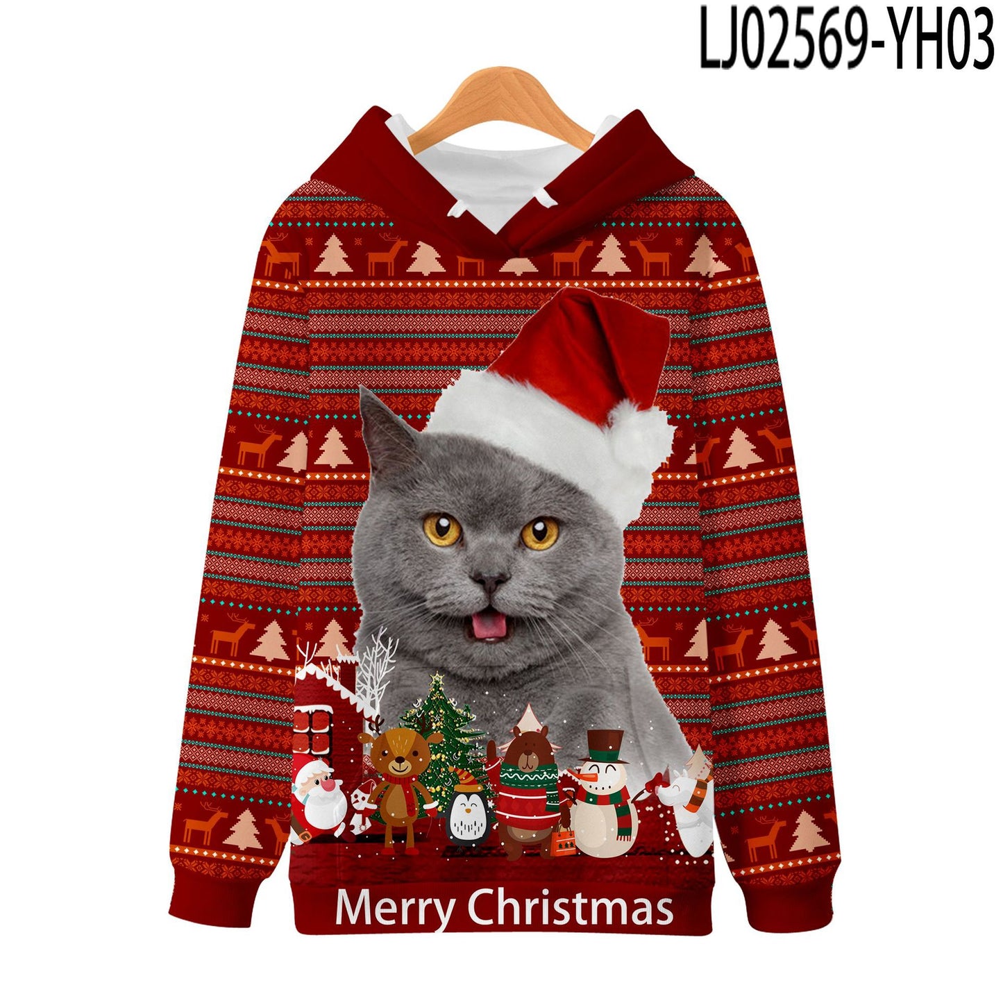 Christmas Sweater Christmas Surrounding Leisure Men's And Women's