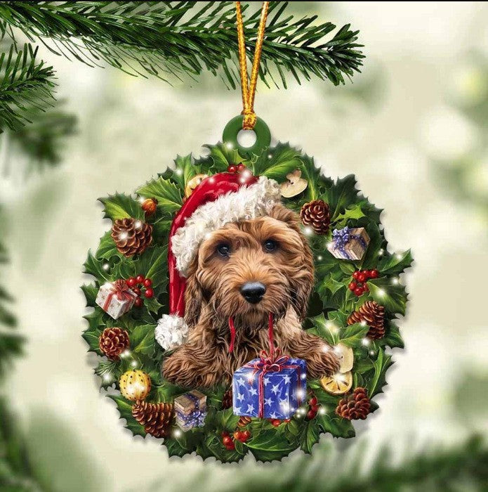 Christmas Acrylic Colorful Animal Car Pendant