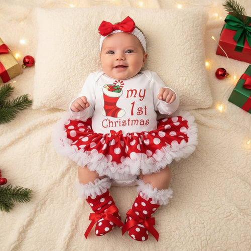 Four-piece Christmas Gift Newborn Clothing Set Baby