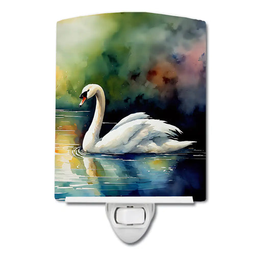 Swan Ceramic Night Light