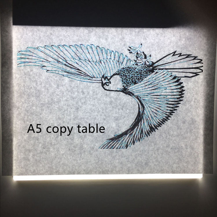 A5 LED drawing board with bird pattern illustration
