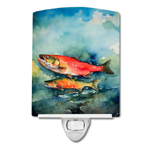 Salmon Ceramic Night Light