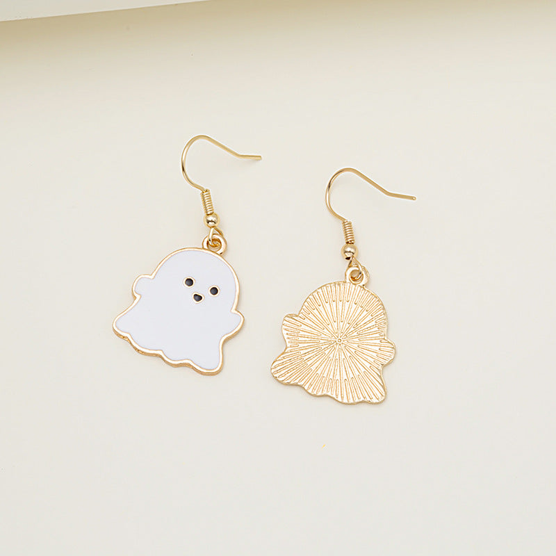 Halloween Cute Oil Drip Alloy Earrings Jewelry
