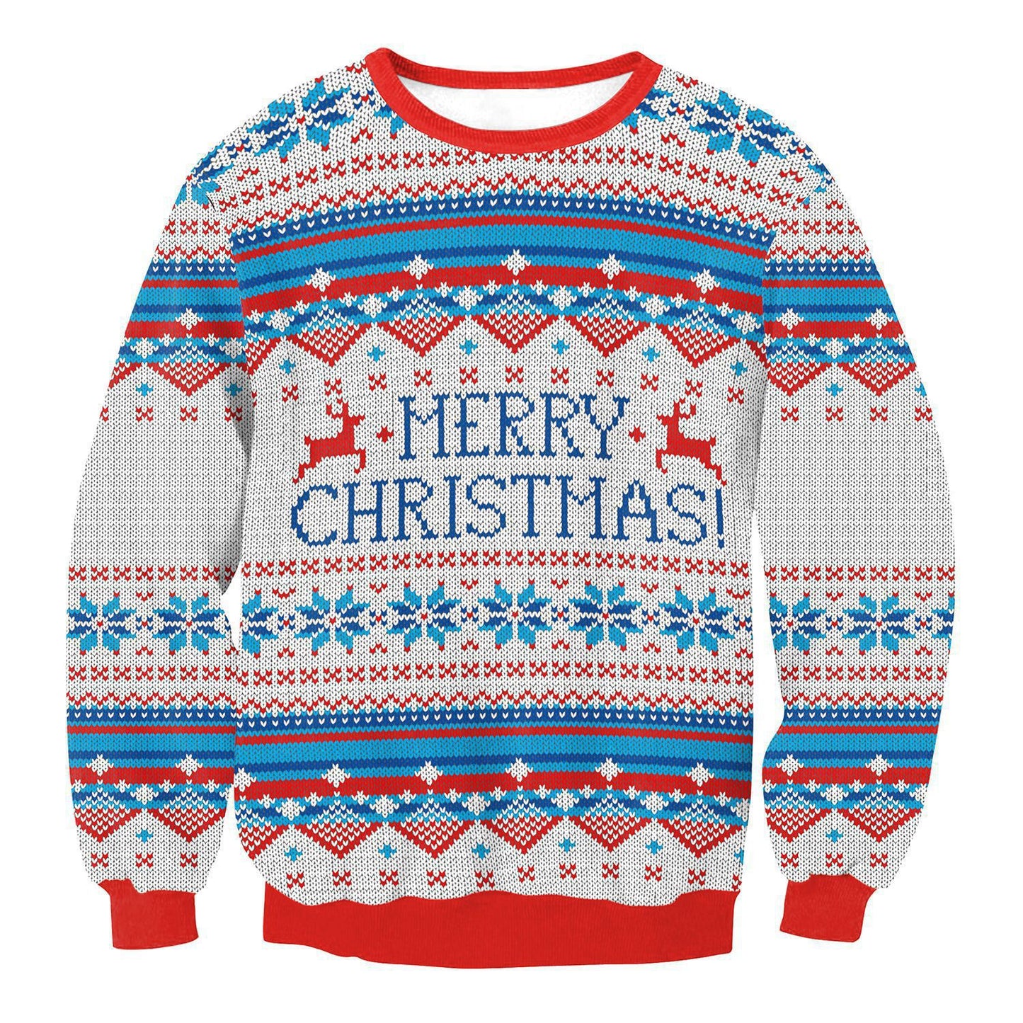 Autumn Winter Fashion Ugly Christmas Sweater Funny Pullover Womens. Mens