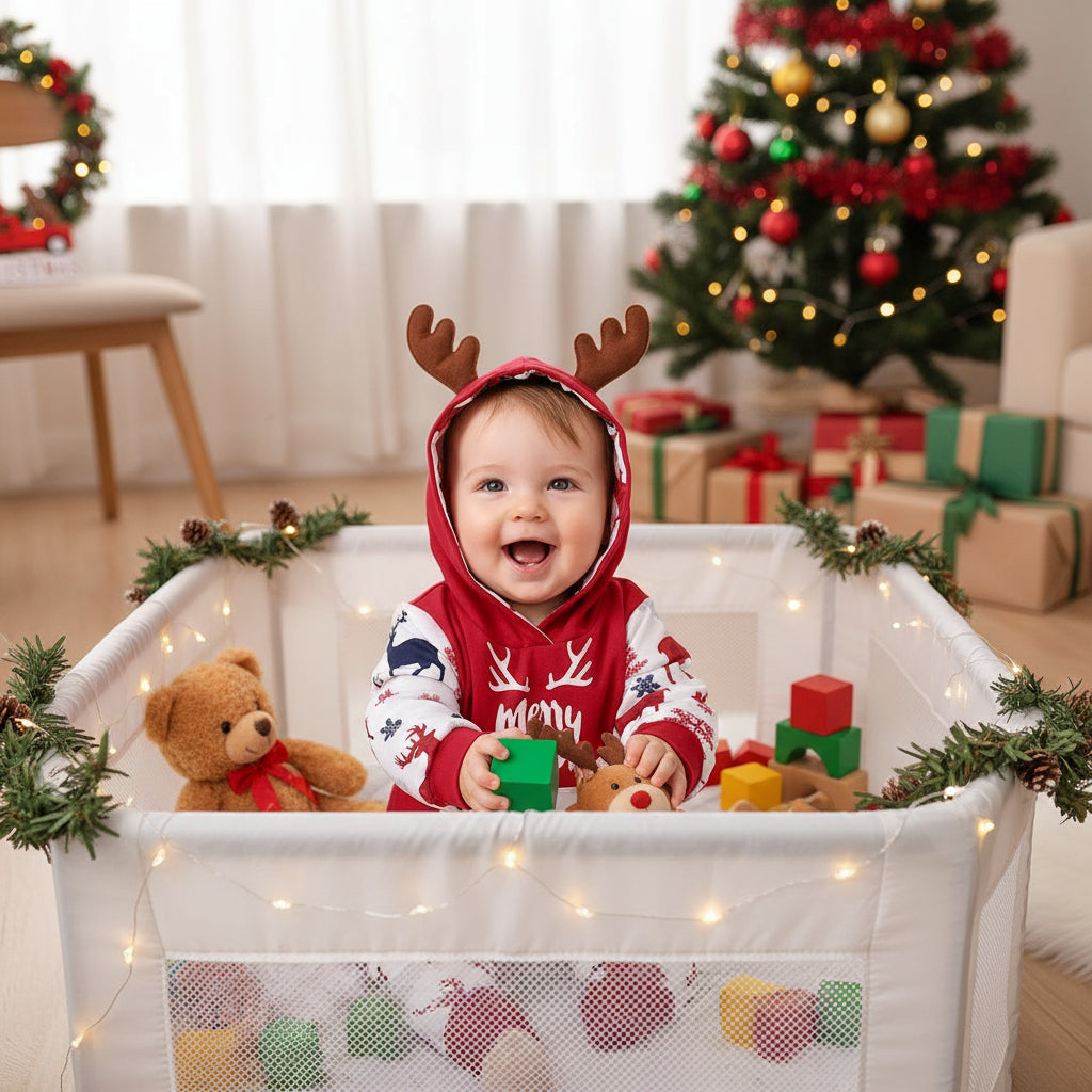 Baby Clothes Printed Pullover Hoodie Trousers Two-piece Set