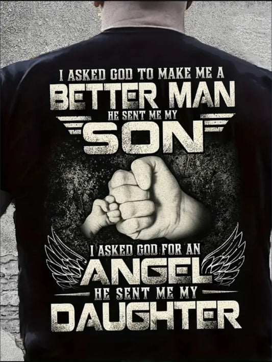 Men's Plus-size 3D Printed T-shirt