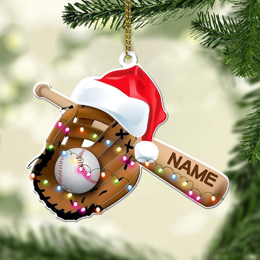 Acrylic Flat Decorative Pendant Christmas Decoration