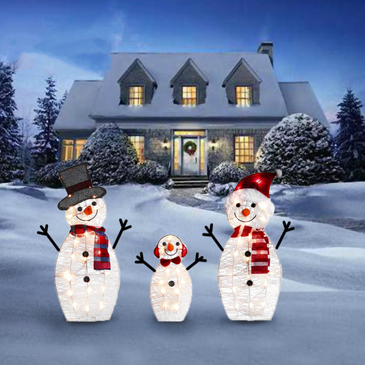 Christmas Scene Decoration With LED Lights