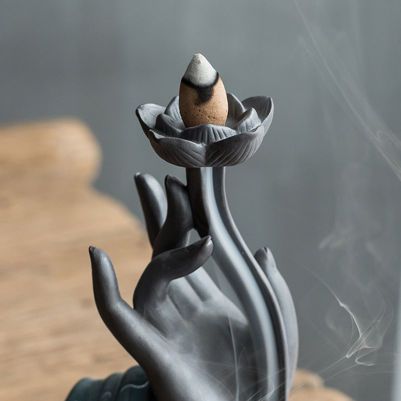 Ceramic Sandalwood, Large Incense Burners