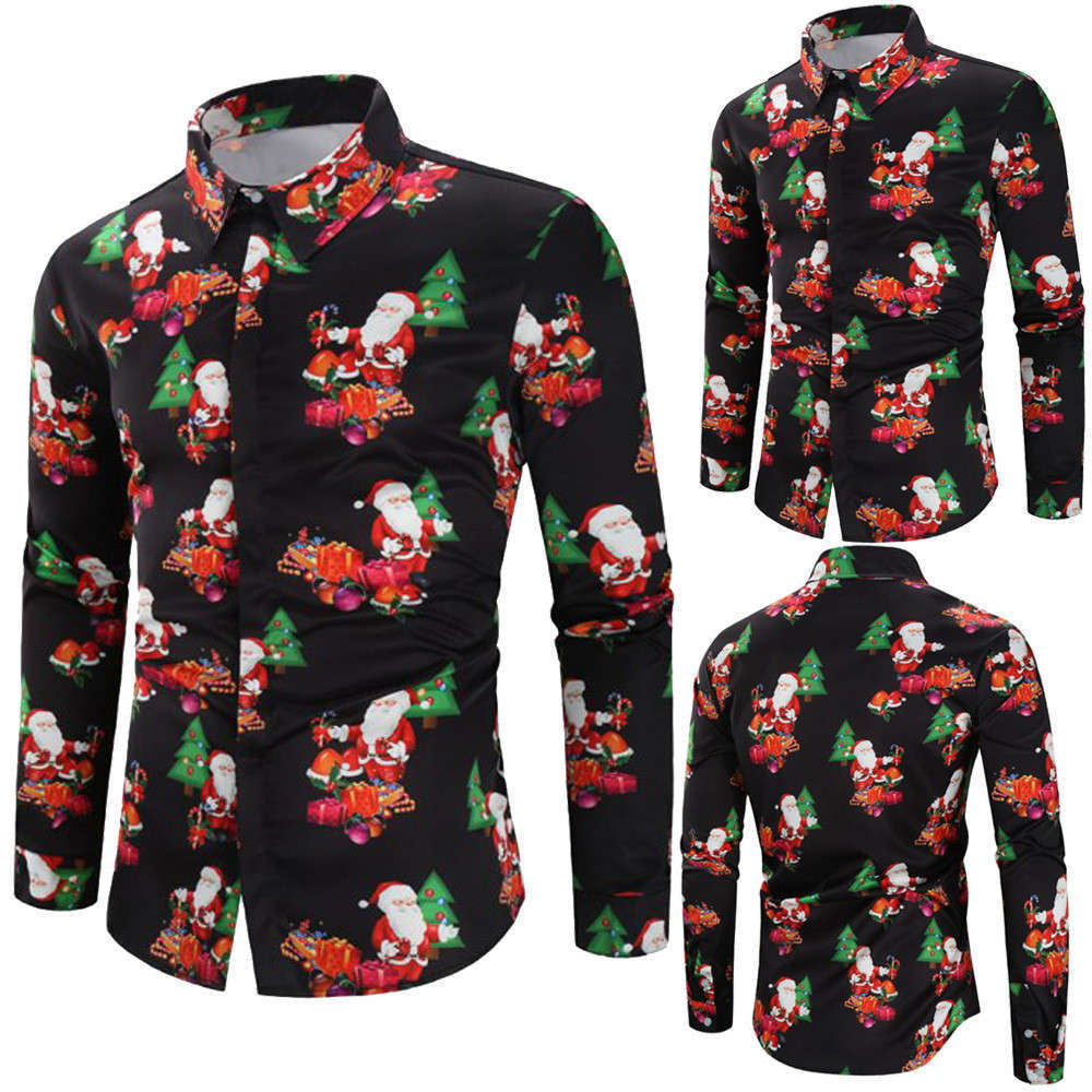 Men's Christmas Shirt Men's Clothing