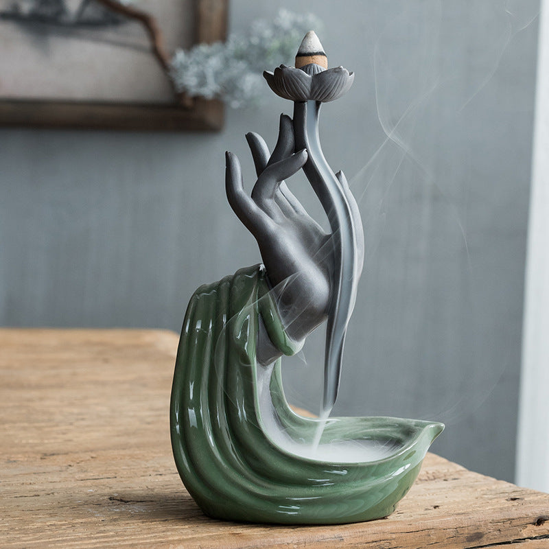 Ceramic Sandalwood, Large Incense Burners