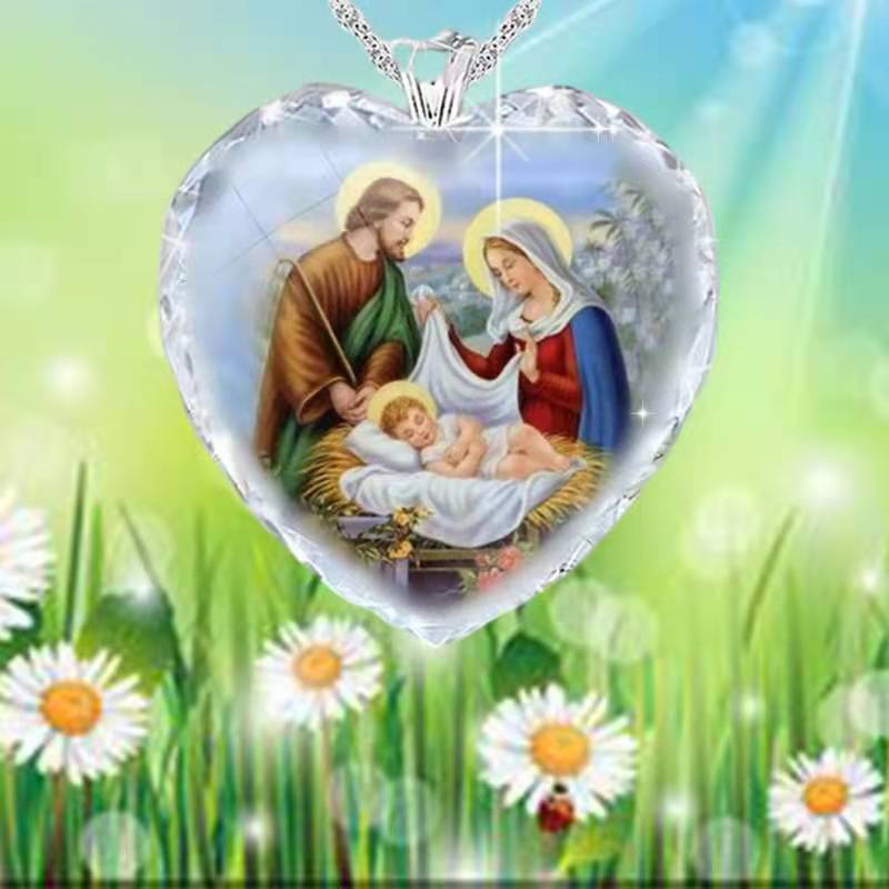 Of Heart-shaped Crystal Multi-Necklace Pendants