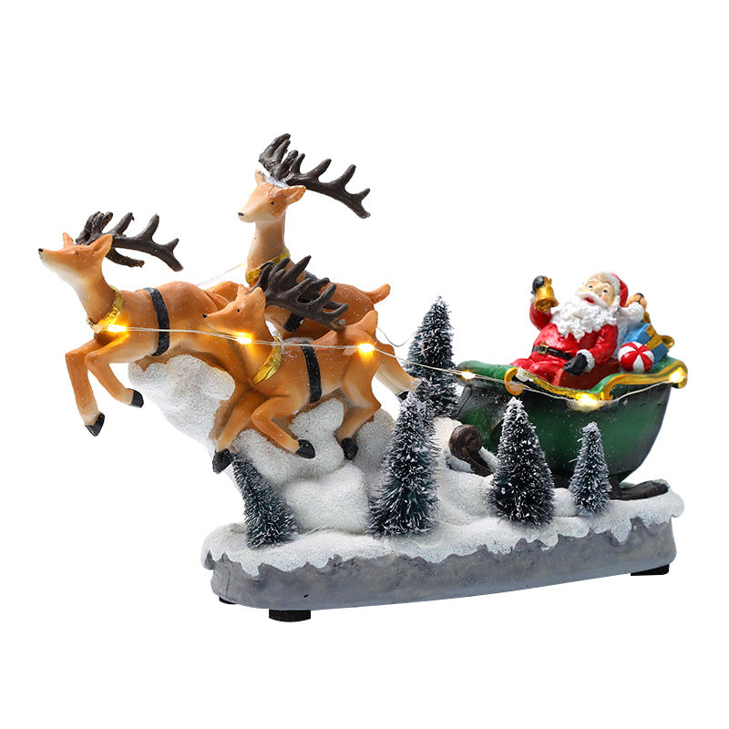 Christmas Gifts Luminous Music Creative Ornaments Elk Pull