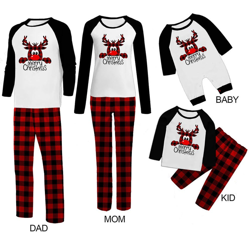Pajamas Matching Sets Sleepwear Parent-Child Outfit For Christmas
