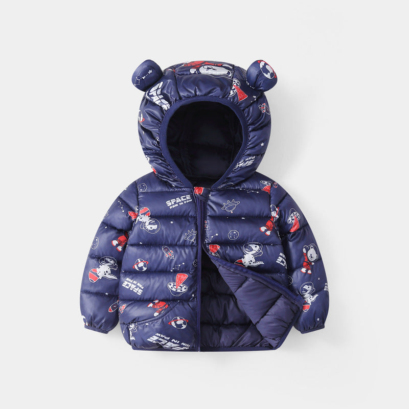 Children's Down And Wadded Jacket Lightweight Boys And Girls,