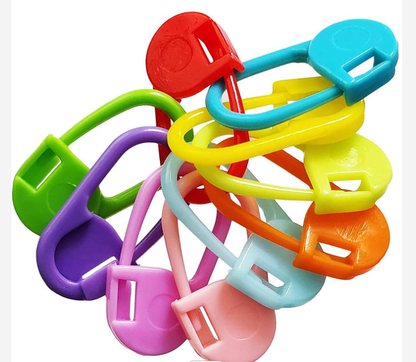 Color Knitting Yarn Small Mark Buckle Positioning  Plastic Knitting Crochet Small Pin