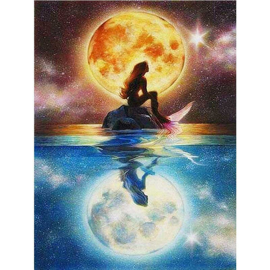 DIY diamond painting full of mermaid