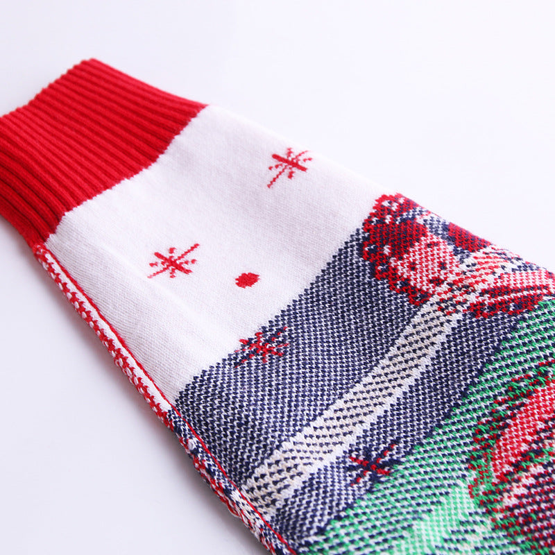 Knitted Sweater Christmas Tree Double Layer Warm Children's Clothing