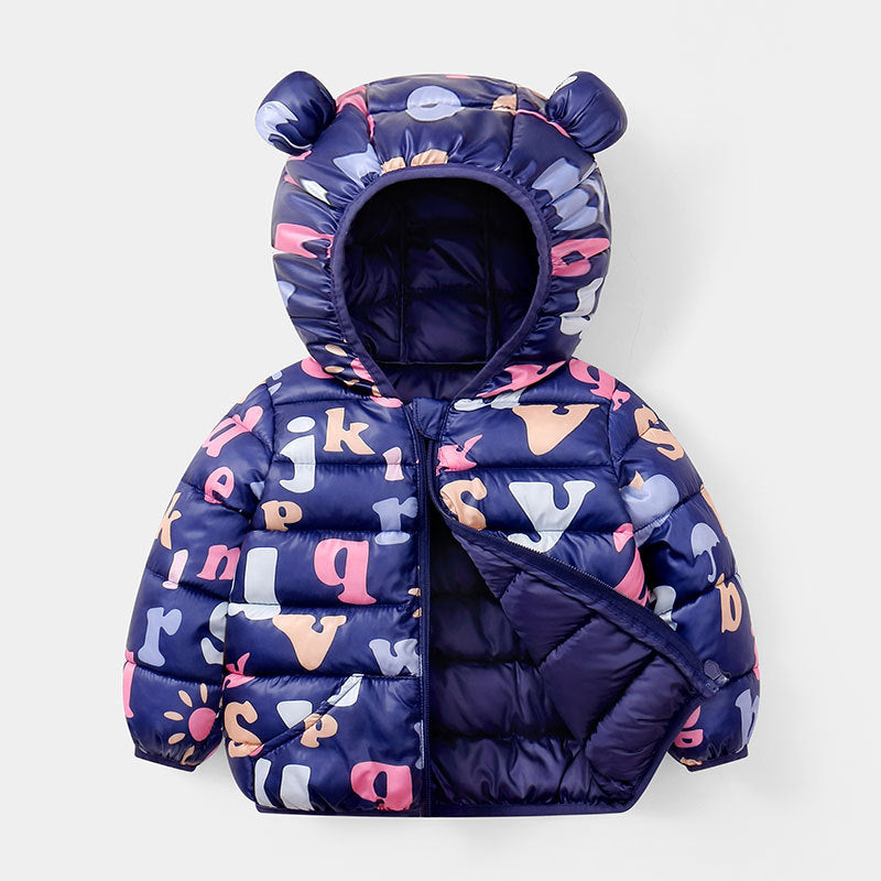 Children's Down And Wadded Jacket Lightweight Boys And Girls,