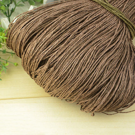 Raffia Braided Thread Papyrus Wrap Crochet